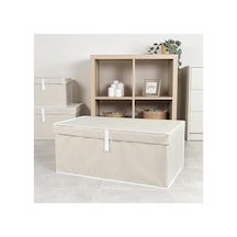 Kapaklı Büyük Boy Organizer, Katlanabilir Ve Dayanıklı Saklama Kutusu, 70x40x30 Cm