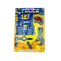 Seti 6 Parça Oyuncak Polis Tabancalı Set