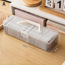 Şeffaf Idol Fotoğraf Saklama Kutusu Plastik Kpop Albümleri Fotoğraf Kartları Küçük Kart Koleksiyonu Organizatör Fotoğraf Kartı Tutucu Kutusu A