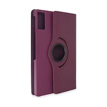Newface Xiaomi Redmi Pad Se Kılıf 360 Tablet Deri Kılıf - Mürdüm
