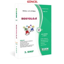 Egem Yayınları Aöf Sosyoloji 3.sınıf 5.yarıyıl Güz Dönemi Konu Anlatımlı Soru Bankası