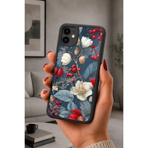 İphone 11 Uyumlu Winter Desenli Kamera Korumalı Darbelere Dayanıklı Kılıf 535-winter-iphone11