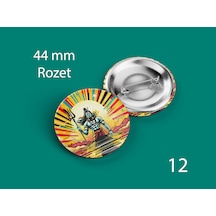 44 Mm Buton Rozet İğneli Çanta Kıyafet Rozeti Lord Şiva Çok Renkli
