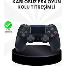 Şarjlı Kablosuz Ps4 Oyun Kolu Titreşimli Hassas Kontrol