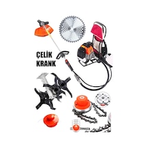 Staxx GT-14HPX Benzinli Çim Ot Çayır Biçme Sırt Tırpan Makinesi