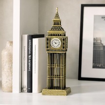 Deinhaus Big Ben Metal Figürü, Antik Bronz, Masa Ve Raf Dekorasyonu, Londra Mimari Heykelciği