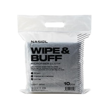 Wipe&buff Mikrofiber Seramik Kaplama Uygulama Bezi 10'lu Paket, Tüy Bırakmaz Detailing Bez,