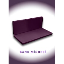 Dekosoy Arkalıklı Bank Minderi 110x50x5cm Mor