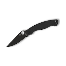 Spyderco Military 2 G10 Black Blade Plainedge Kamp Çakı Siyah 87868540