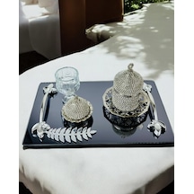 Elegance Söz Kahve Tepsisi Krem Krem