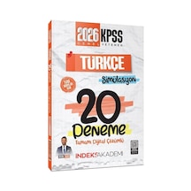 İndeks Akademi 2026 Kpss Türkçe Simülasyon 20 Deneme Çözümlü - Berk Ekici