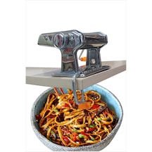 Full Paslanmaz Çelik İtalyan Makarna Erişte Hamur Spagetti Ravolli Lazanya Mantı Açma Kesme Makinesi 304 Paslanmaz Çelik