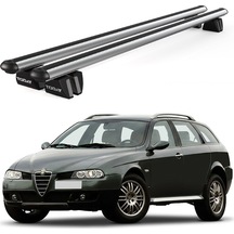 Pençe Alfa Romeo 156 Crosswagon T932 2004-2007 Uyumlu Gri Ara Atkı Port Bagaj Tavan Barı