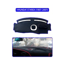 Hyundai Starex 1997-2007torpido Koruma Halısı Mavi Kenar