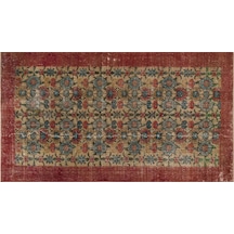 Özel Eskitme Vintage Halı 114 X 210 Cm 9204