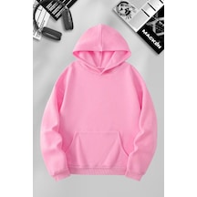 Macklin Sevgili Çift Kombini Shrek And Fioana Sırt Baskılı Kapüşonlu Sweatshirt 2li Takım Siyah Pembe Mck1495 Çok Renkli