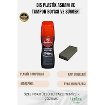 Premium Kalite Uzun Ömürlü Suya Dayanıklı Kauçuk Ve Plastik Dış Aksam Siyah Tampon Parlatıcı Boya
