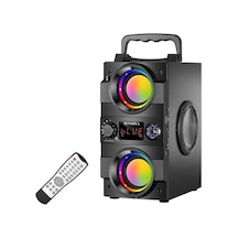 Tenmiya Taşınabilir Bluetooth Hoparlör, Kablosuz Stereo Zengin Bas Hoparlörler Çift Subwoofer'lı 8000mah Pil