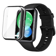 Huawei Watch Fit 2 Kasa ve Ekran Koruyucu 360 Koruma Silikon