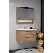 Teta Home Batum 65 Cm Mdf Banyo Dolabı Seti Atlantik Çam Atlantik Çam