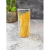 Acar 134 Metal Kapaklı Cam Kavanoz 9x20 Cm Şeffaf
