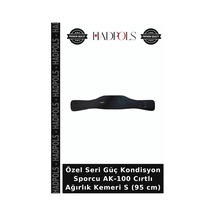 Özel Seri Güç Kondisyon Sporcu Ak-100 Cırtlı Ağırlık Kemeri S 95 Cm Çok Renkli