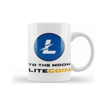 Litecoin To The Moon Logo Karışık