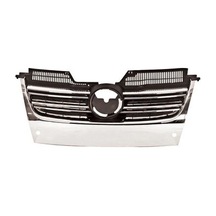 Volkswagen Jetta 2006-2011 Ön Panjur Sensör Delikli Nikelaj Bandlı Oem No: 1k5853761b