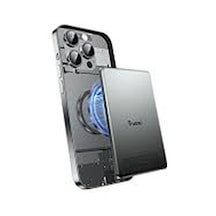 Trusmı Powerbank Taşınabilir Şarj Cihazı 5000 Mah 20w Hızlı Şarj Magsafe Gri Siyah