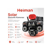 Heiman Hm-892 4g Sim Kartlı 4 Kameralı 3 Telefondan Kontrol 12mp Hd Kamera