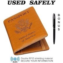 Herrıat Rfıd Engellemeli Pasaport Cüzdanı Taba 038307