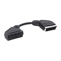 Scart Erkek Scart Dişi Ara Kablo 20 Cm Elektromer 4825