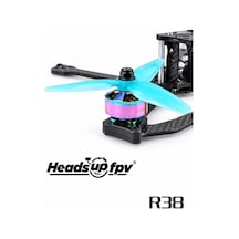 Hqprop R38 Fpv Drone Yarış Pervanesi Mavi Dayanıklı Polikarbonat 2cw+2ccw 4'lü Paket