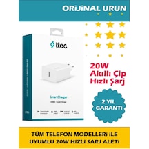 20w Hızlı Şarj Tüm Telefonlarla Uyumlu Güç Adaptörü