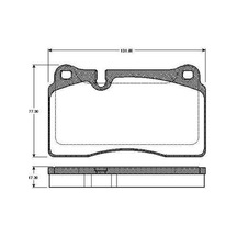 Valeo Fren Balatası On Land Rover Range Rover L320 L322 670562 Sfp500070
