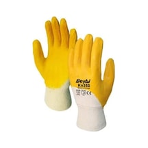 Beybi Kn350 Nitril Kaplı Pamuk Eldiven 9-10 Numara