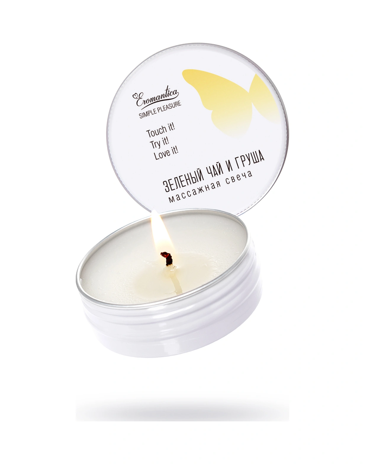 Eromantica Masaj Mumu "yeşil Çay Ve Armut", 30 Ml Renkli
