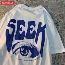 Noıssey Urban Pop Graphic Kadın Tişört Koleksiyonukod 5176 Beyaz
