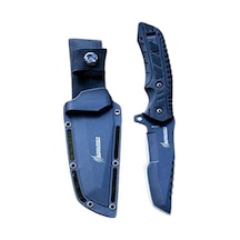 Proware Outdoor Kampcı Avcı Bıçağı Magnezyum Kıvılcım Çubuğu + Düdük Siyah