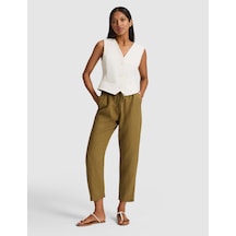 Pierre Cardin Kadın Haki Pantolon Kanvas-chino 50321220-vr027