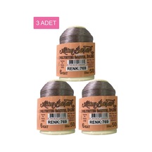 3 Adet Altınbaşak Oya Ve Dantel İpi 20 Gr - Royaleks - No: 769 Çok Renkli