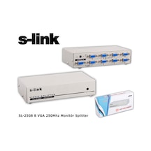 S-Link Sl-2508 8 Vga 250Mhz Monitör Splitter