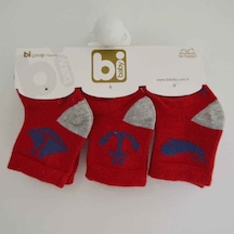 KitiKate Bibaby 68106 Marine 3'lü Bebek Çorabı 0-3 Ay IB10588
