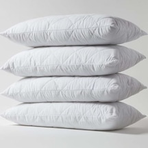 %100 Pamuk 4 Adet Kapitoneli Yastık Alezi Koruyucu Koruyucu Yastık Kılıfı 50 X 70 Cm Abanoz