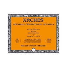 Arches Yüksek Dokulu Suluboya Bloğu 300g 31 X 41 2