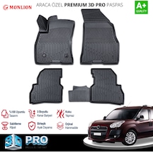 Paspasları, Fiat Doblo Geniş Aile 2010-2022 3d Lazer Ölçülü Kokusuz Kaymaz Önvearka