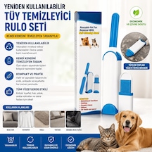 Tüy Temizleyici Rulo Set Kedi Köpek Koltuk Temizleme