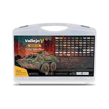 Vallejo 71171, 80x18 Ml. Model Air Boya Ve Saklama Çantası, Model Air Maket Boyası Seti Standart