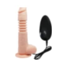 Hızlı Express Oynarbaşlı 22 CM Akordiyon Titreşimli Vibratör Tasarım Dildo Penis