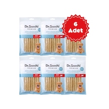 Dr.sacchi Premium Sığır Etli Doğal Sığır Derisi Burgu Çubuk Tahılsız Köpek Ödülü 5'' 15'li 110gr 6 Adet